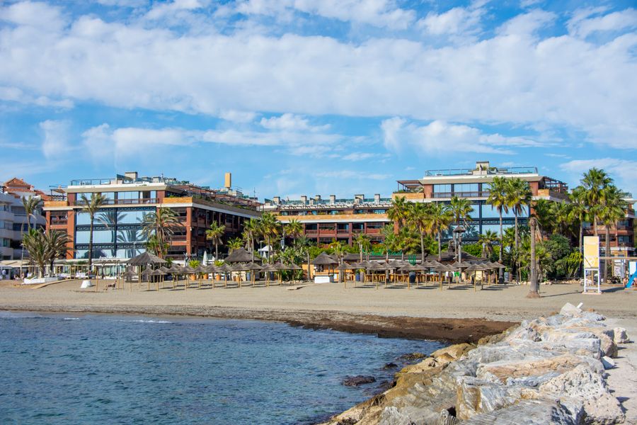 The Costa del Sol coastline