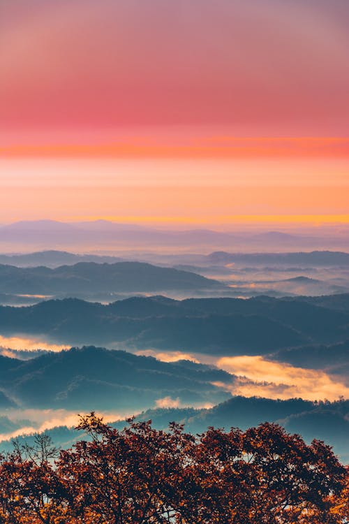 Aerial View of Mountains