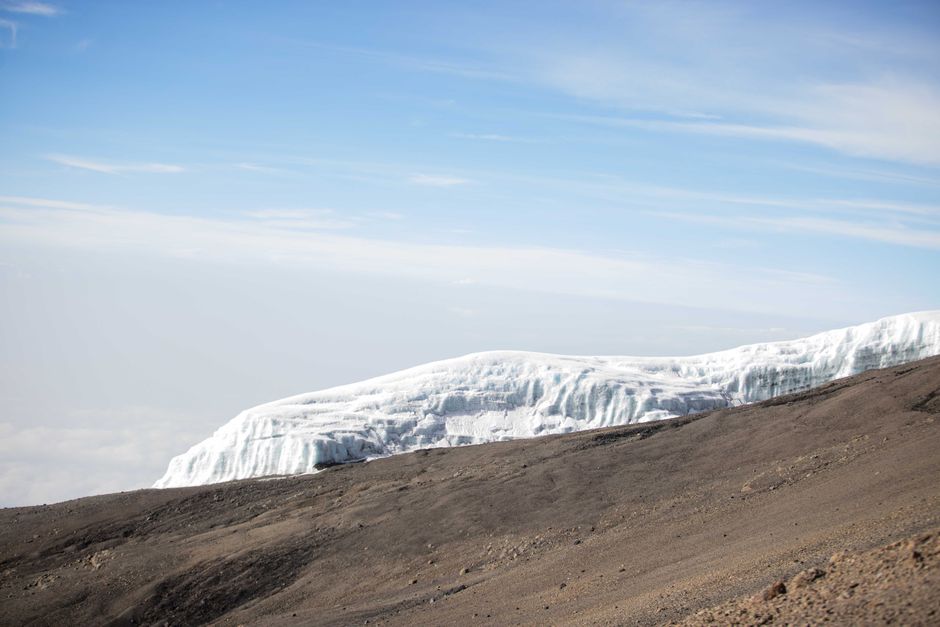 Best 8 Day Lemosho Route Kilimanjaro Climb with Expert Guides Review 2026 - Majestic view of the ice cap on Mount Kilimanjaro, Tanzania under clear blue skies.