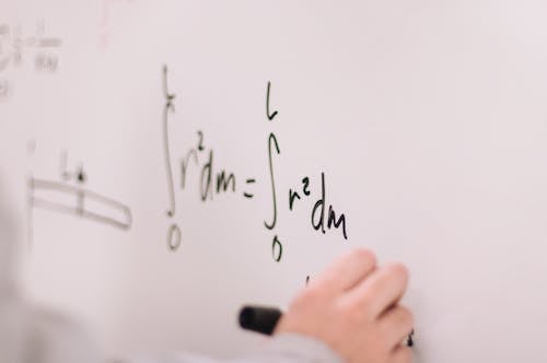 Free Person Writing On White Board Stock Photo