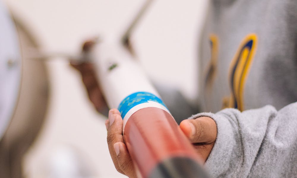 Diagram showing Ampere's Law and magnetic field lines