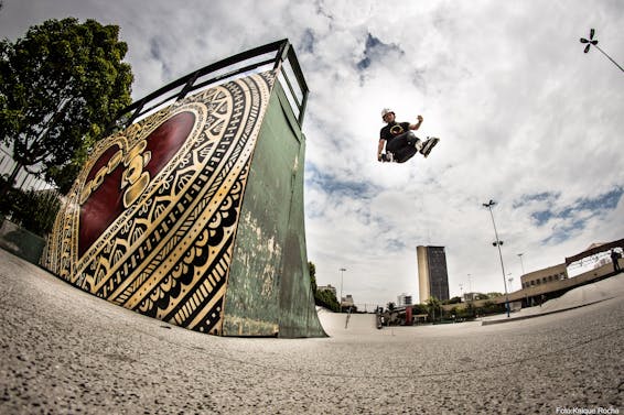 Man Playing Skateboard