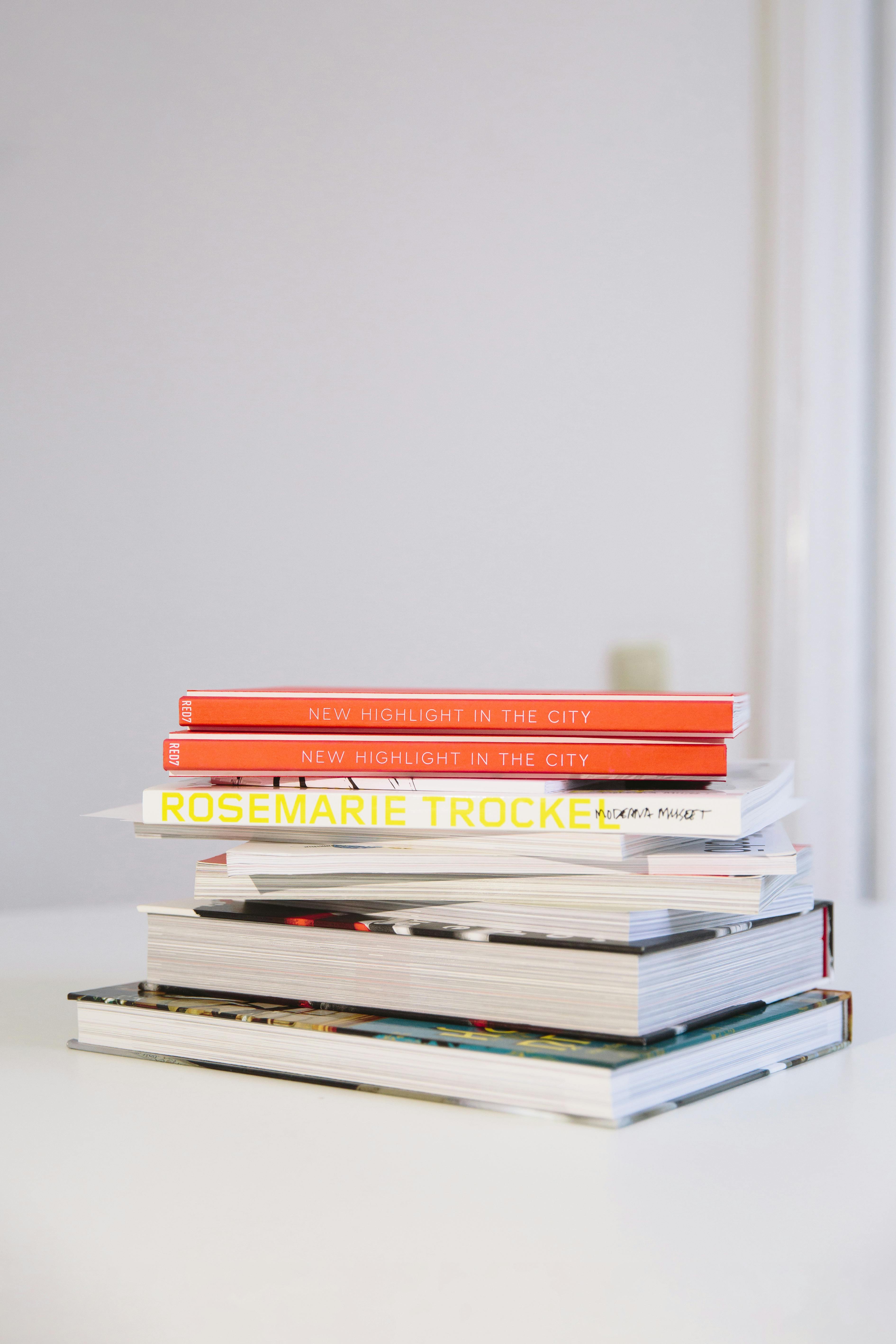 Books on Desk · Free Stock Photo