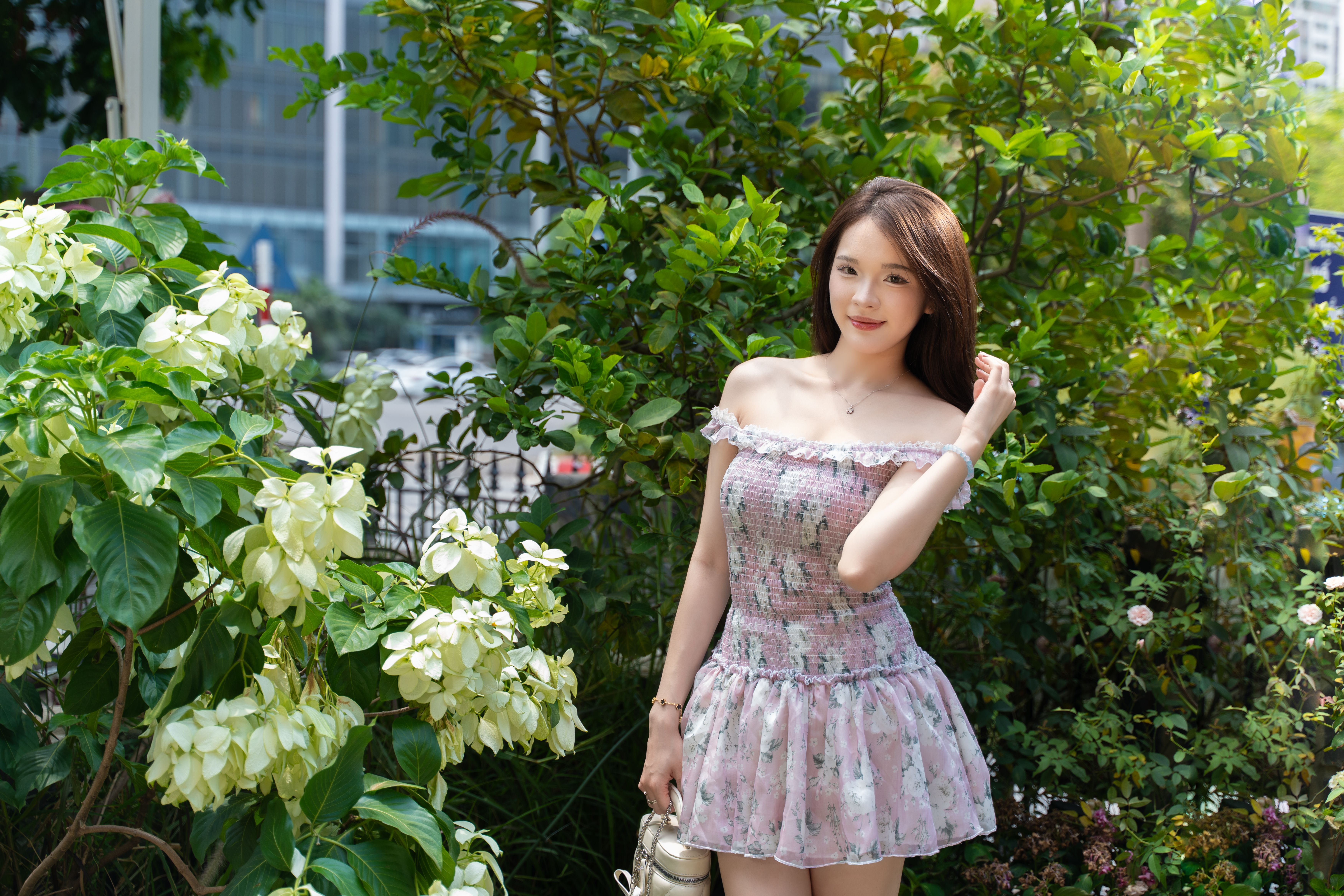 Blusa Ciganinha Floral Verde