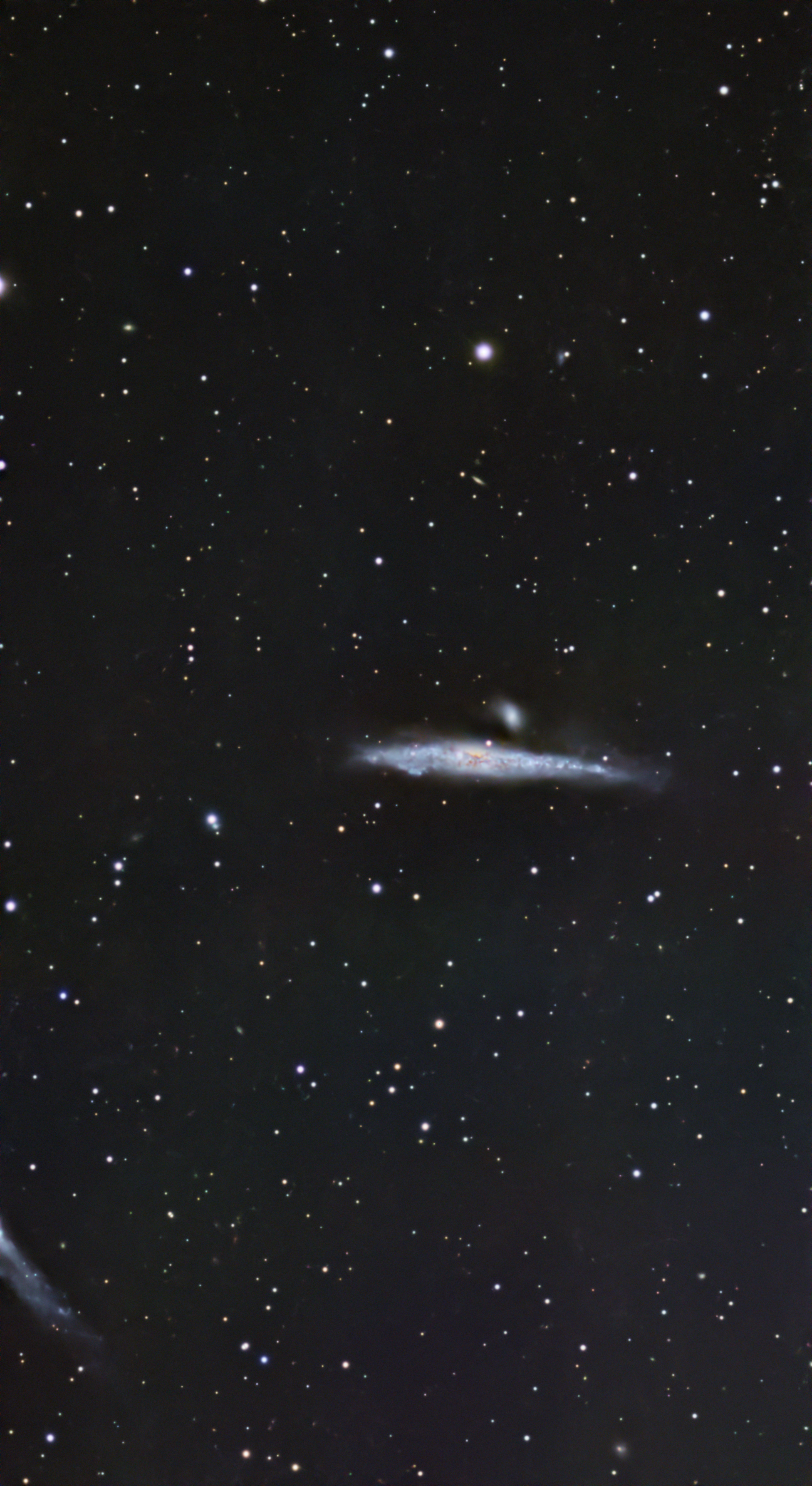 Captivating view of a star-filled sky with a visible galaxy, showcasing the mysteries of the universe.