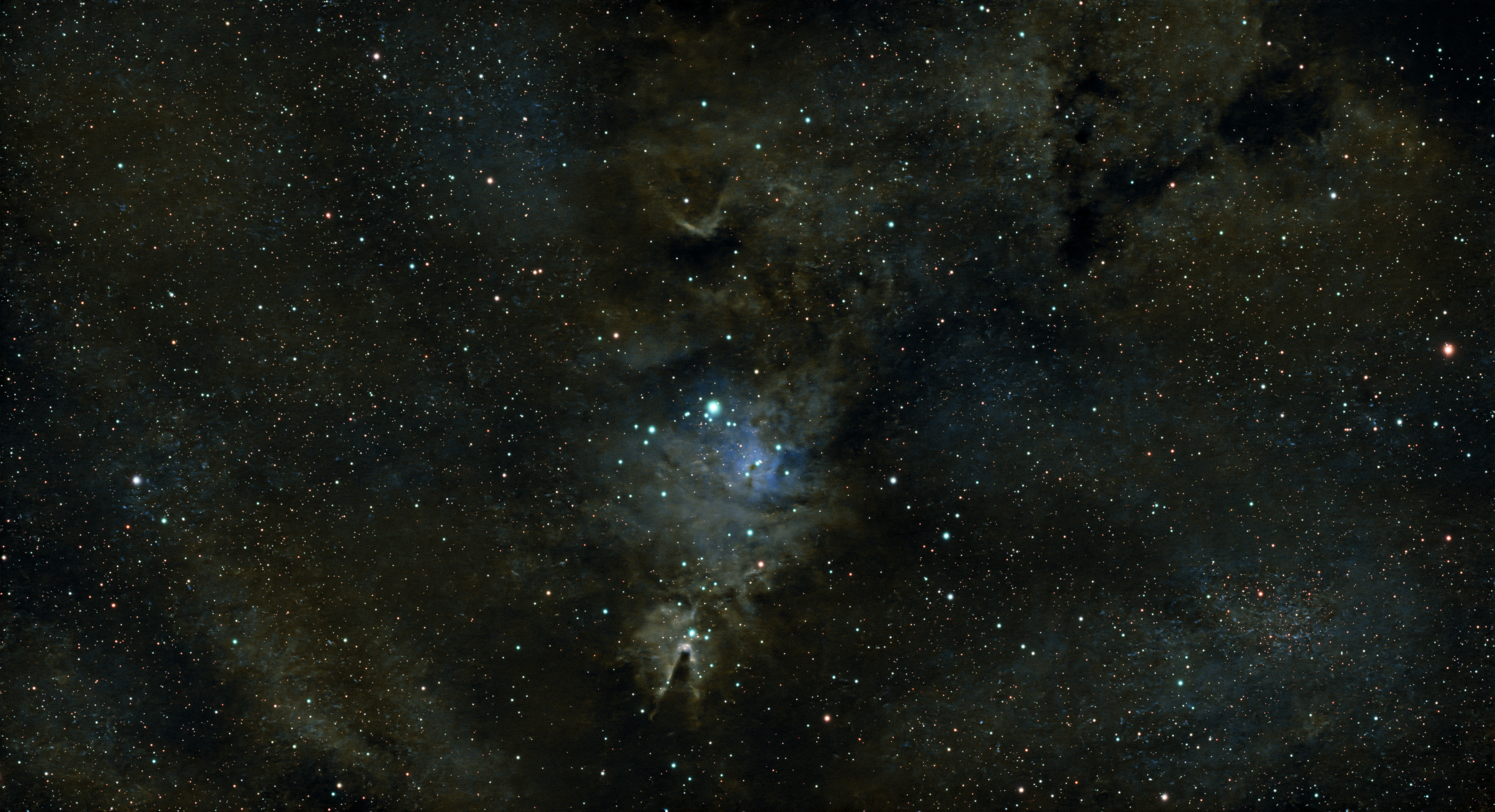 Capture of the vast Orion Nebula, showcasing cosmic beauty in deep space.