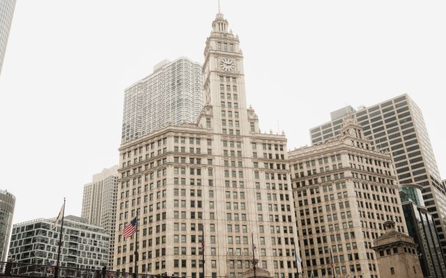 Photo: Airam Dato-on on Pexels View of the historic Wrigley Building in downtown Chicago, showcasing its classic architecture.