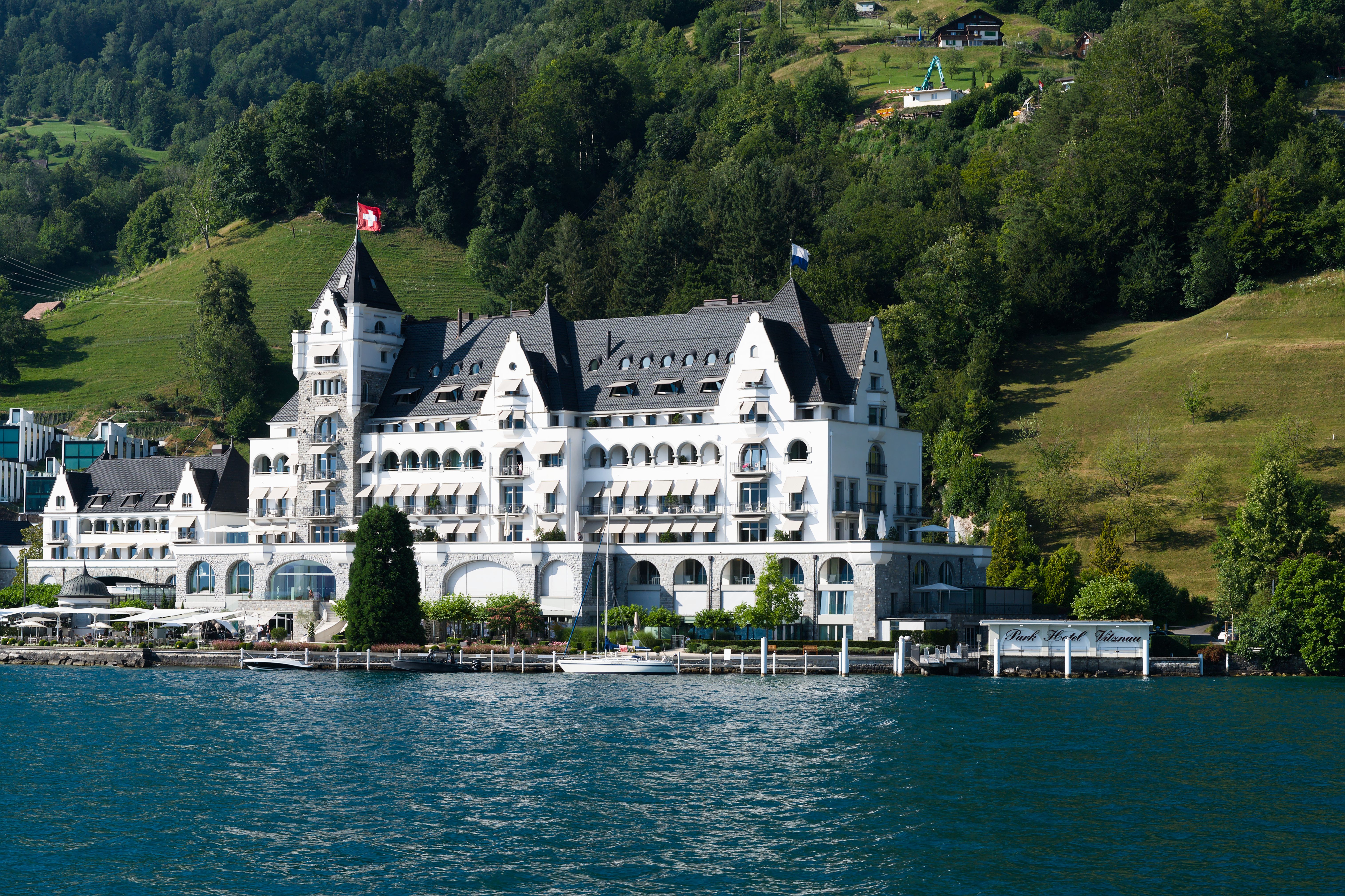 Modern hospital building in Switzerland, emphasizing the critical need for medical travel insurance