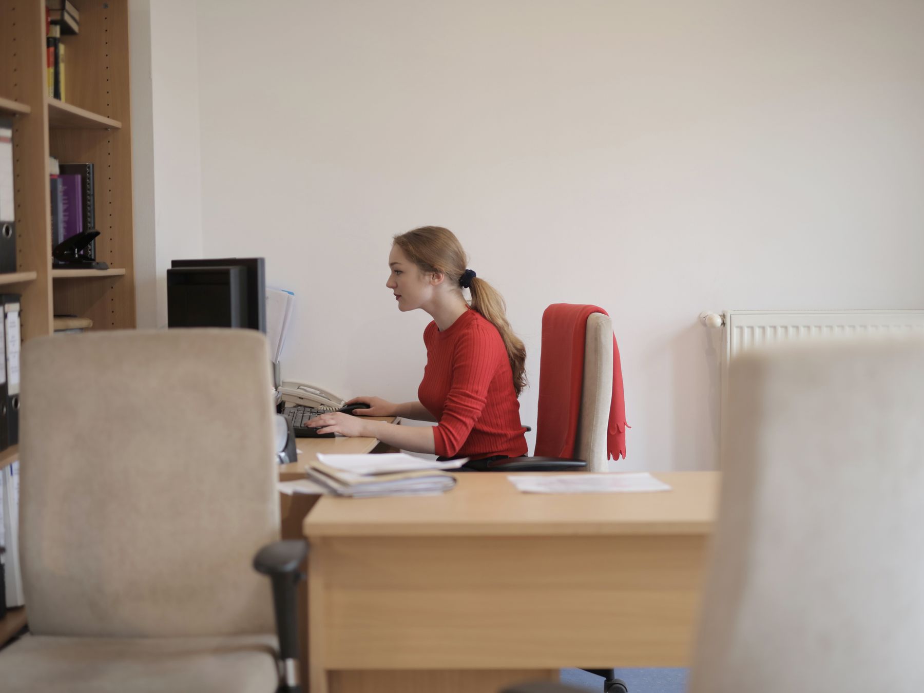 Kippax — office relocation team moving desks and equipment