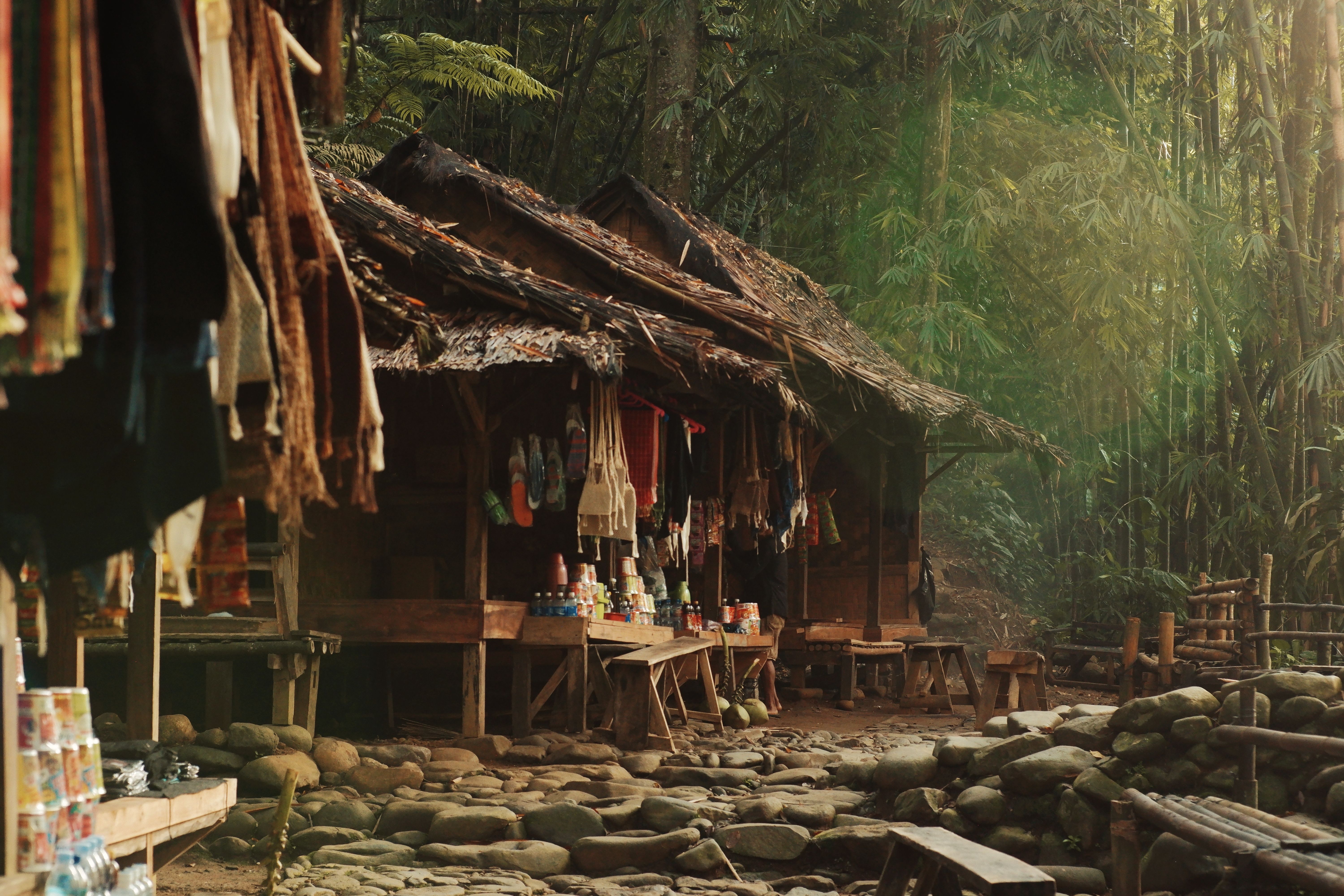 Traditional Village Scene in Banten, Indonesia · Free Stock Photo