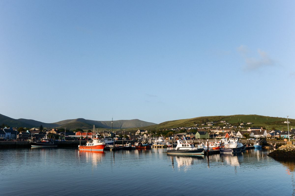 Fishing boats in Dingle harbour, County Kerry