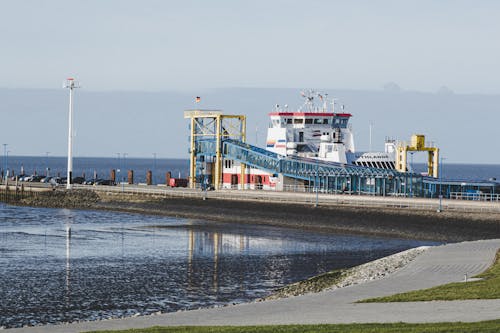  Port with Cranes During Daytime