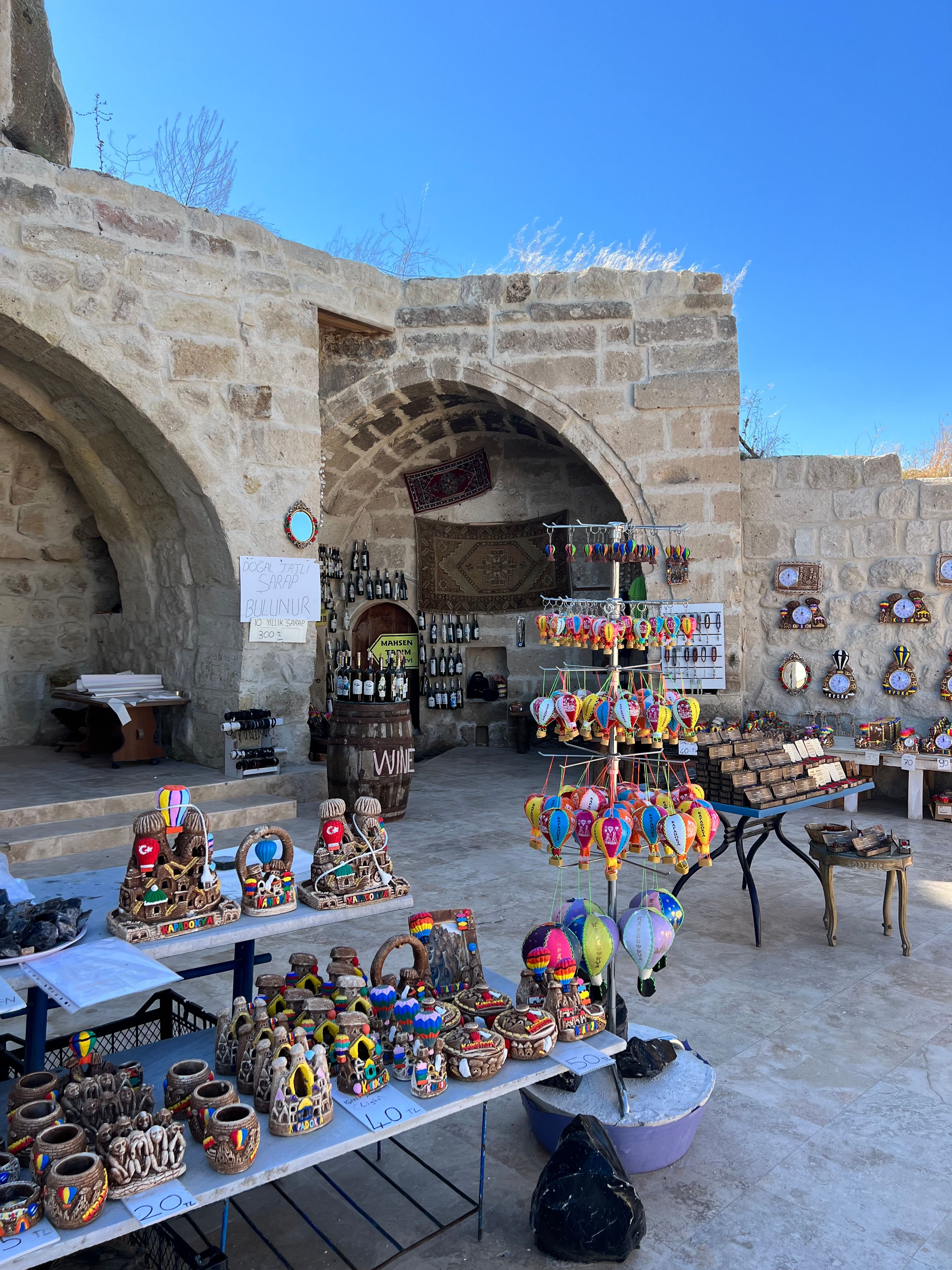 Rustic Market with Colorful Handmade Crafts · Free Stock Photo