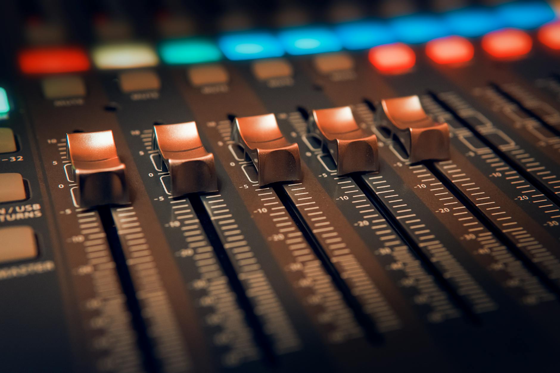 black and brown audio mixer (public domain image)