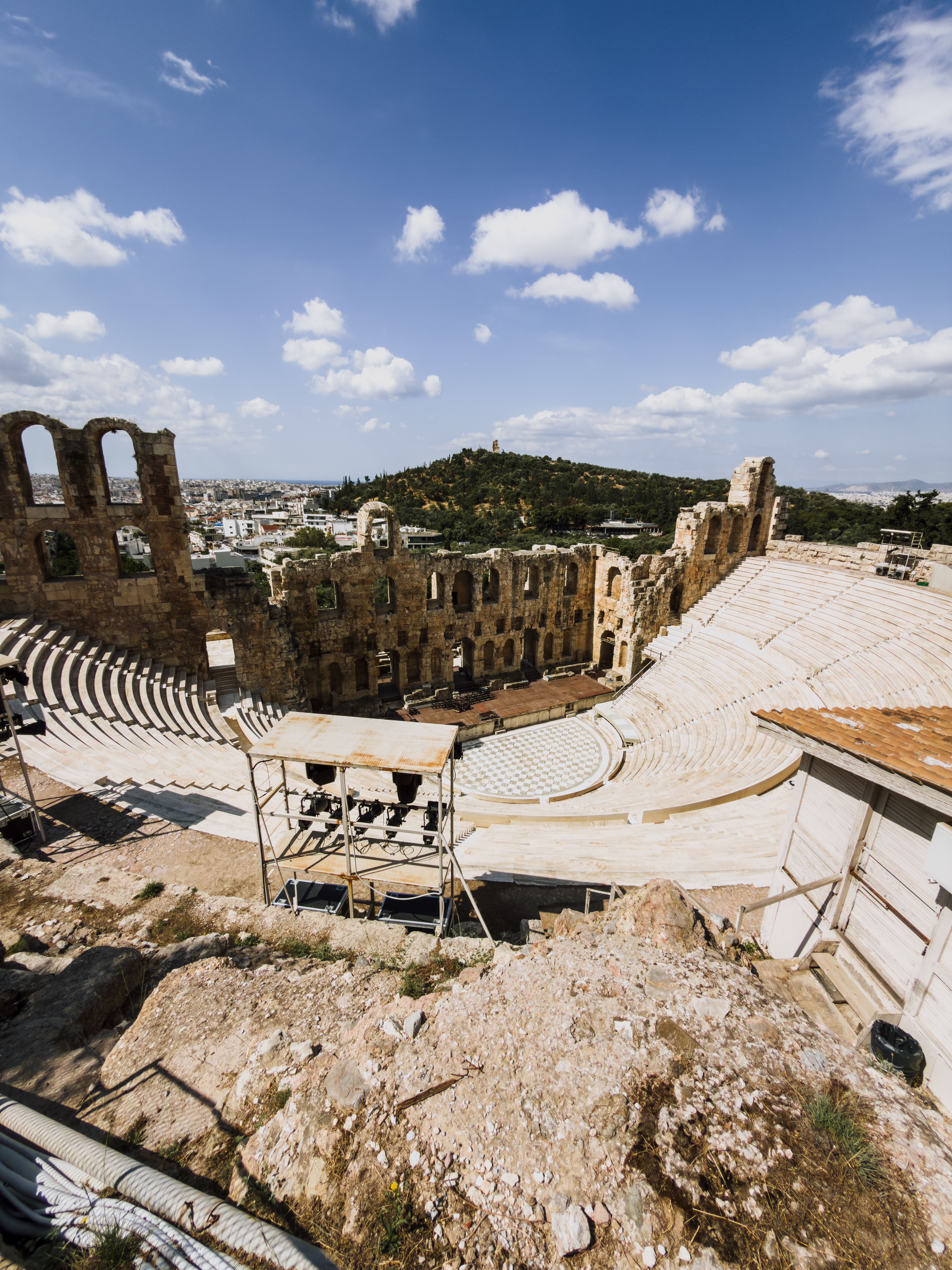 Ancient Herodium Odeon Amphitheater in Athens · Free Stock Photo