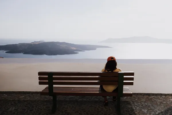 le coucher de soleil à Oia