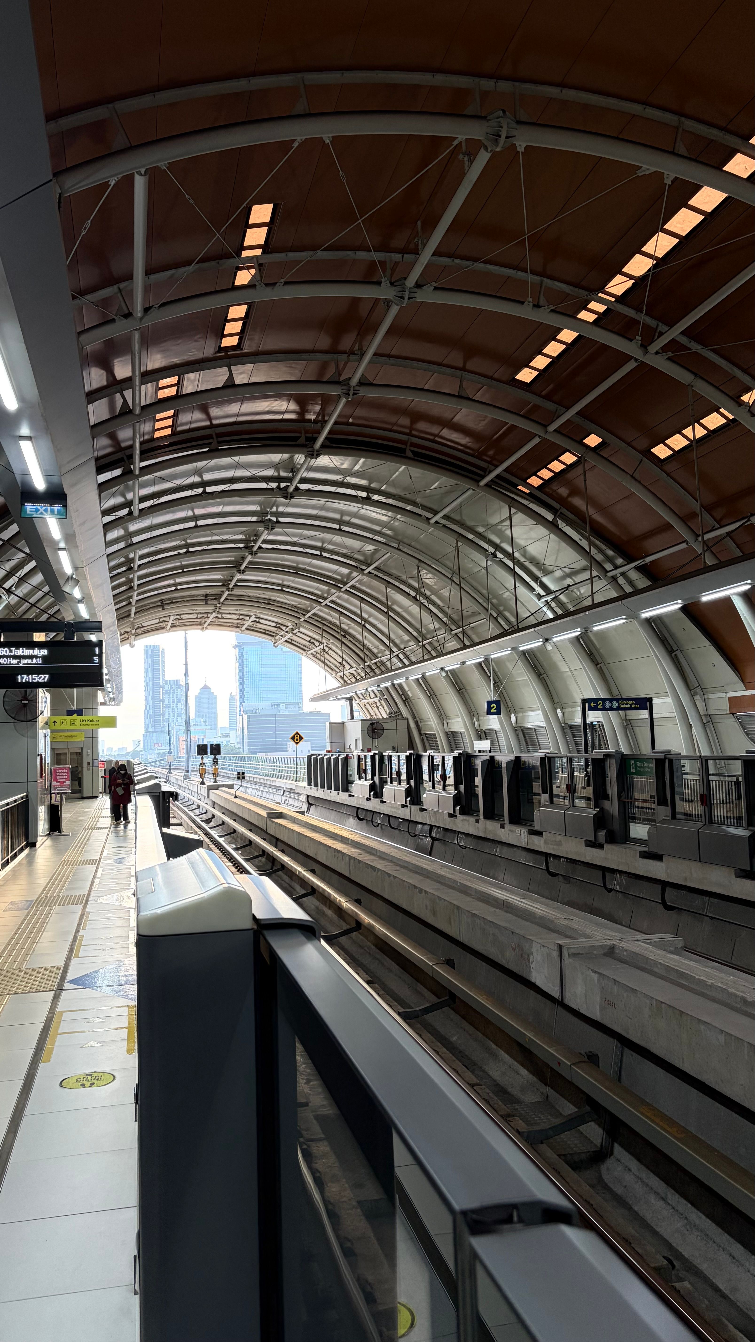 Modern Urban Train Station in Banten, Indonesia