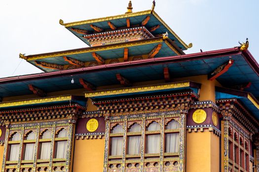 Punakha dzong and suspension bridge — Bhutan