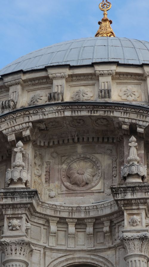 Free Close-up of an intricate dome in Istanbul showcasing historical architecture. Stock Photo