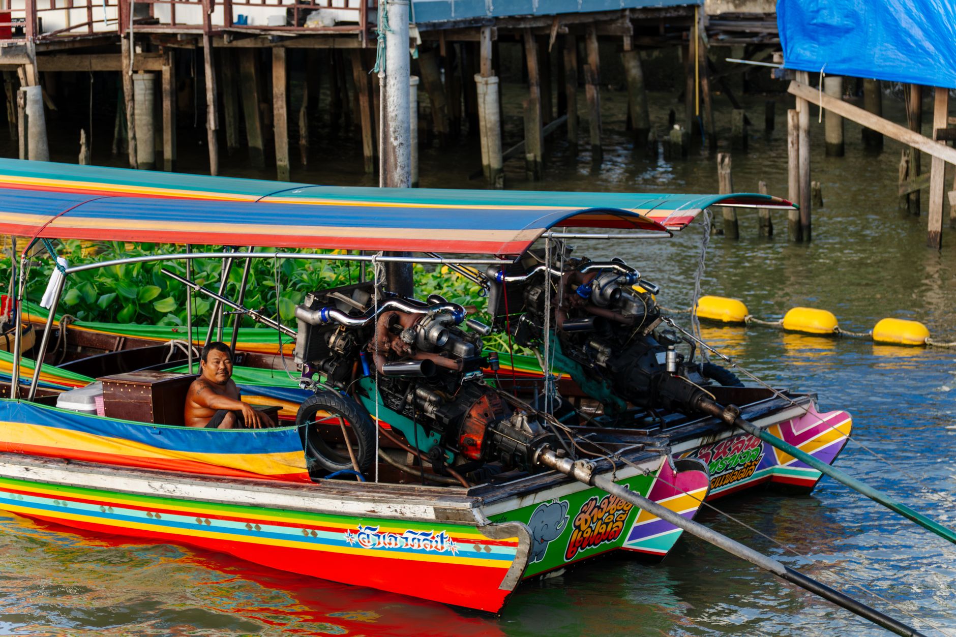 Khlong boat routes