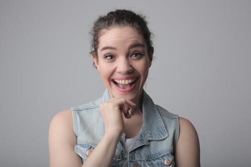 Free Photo of a Jolly Woman  Stock Photo