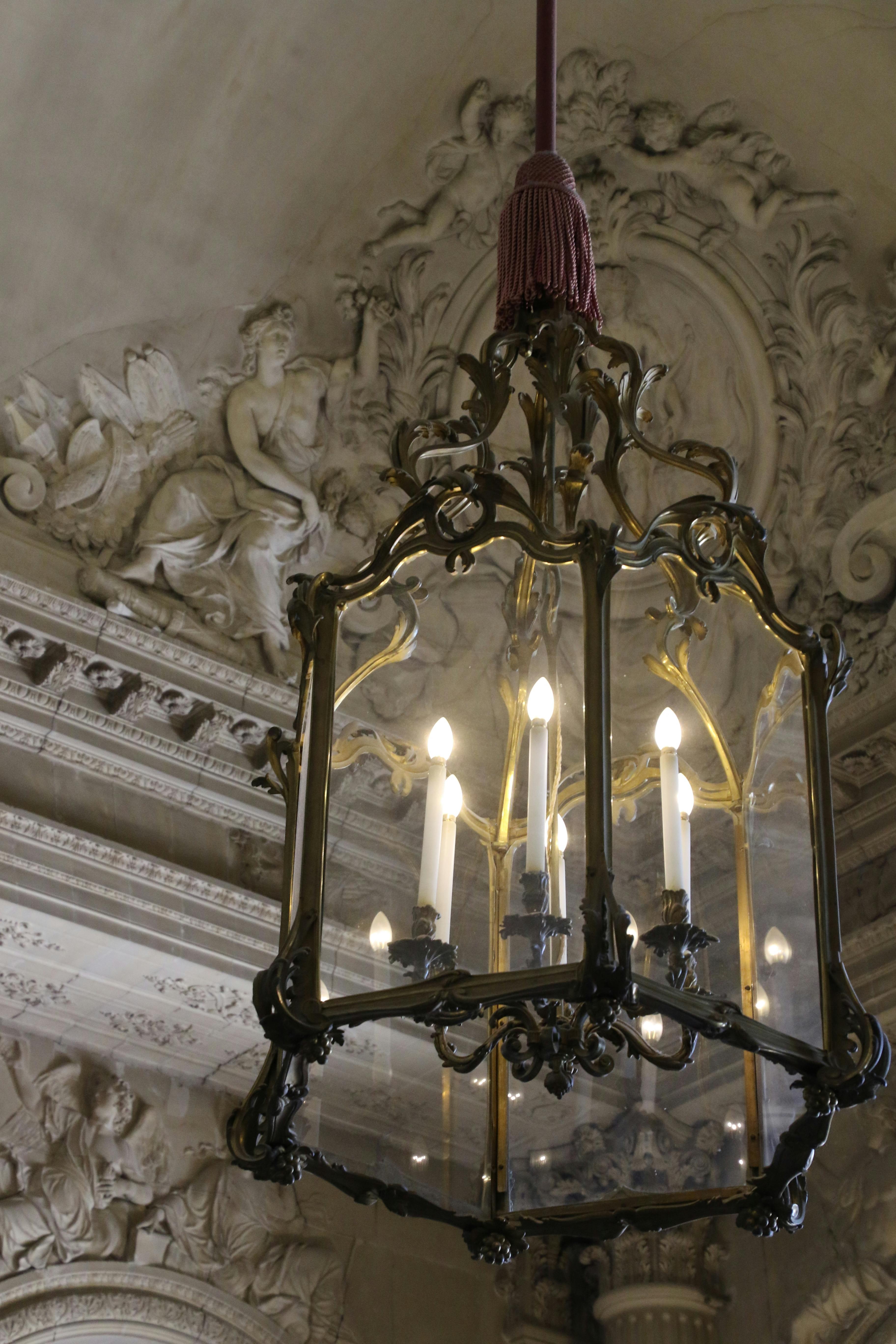 Free stock photo of chandelier, light, palace
