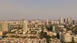 Central Mumbai's skyscrapers from above