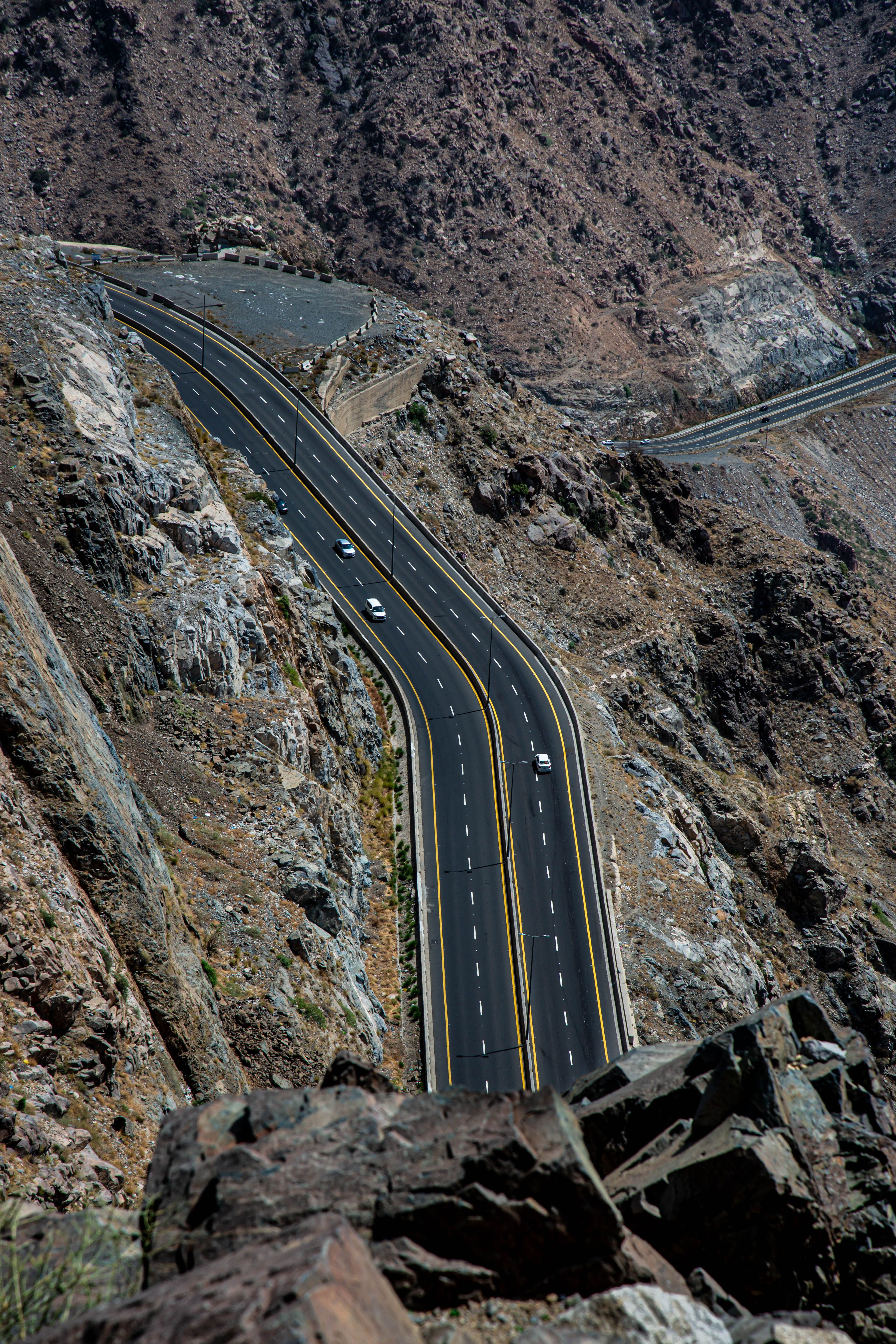 Scenic Alhada Mountain Road in Saudi Arabia · Free Stock Photo