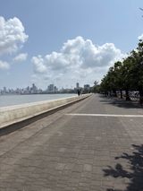 The Marine Drive promenade and city skyline, Mumbai