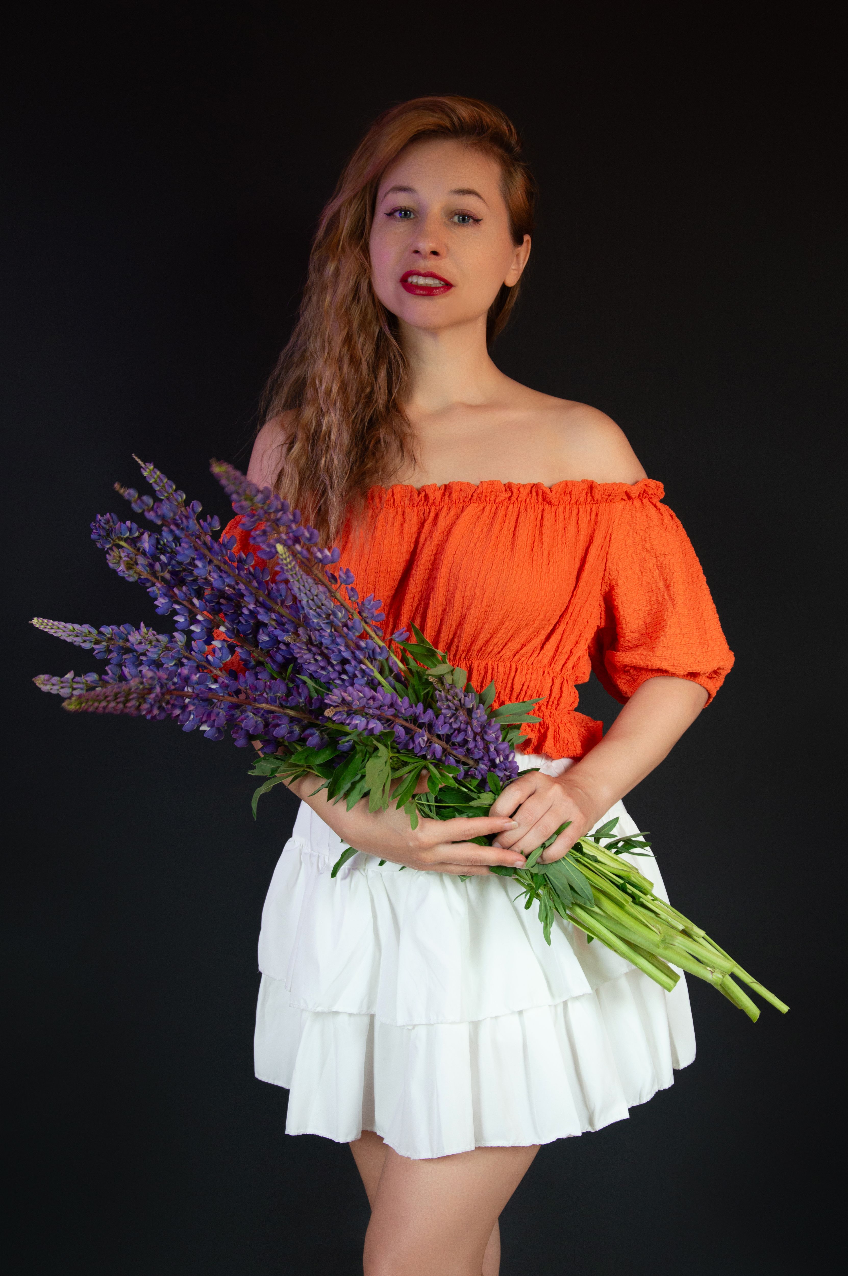 Blusa Ciganinha Floral Verde