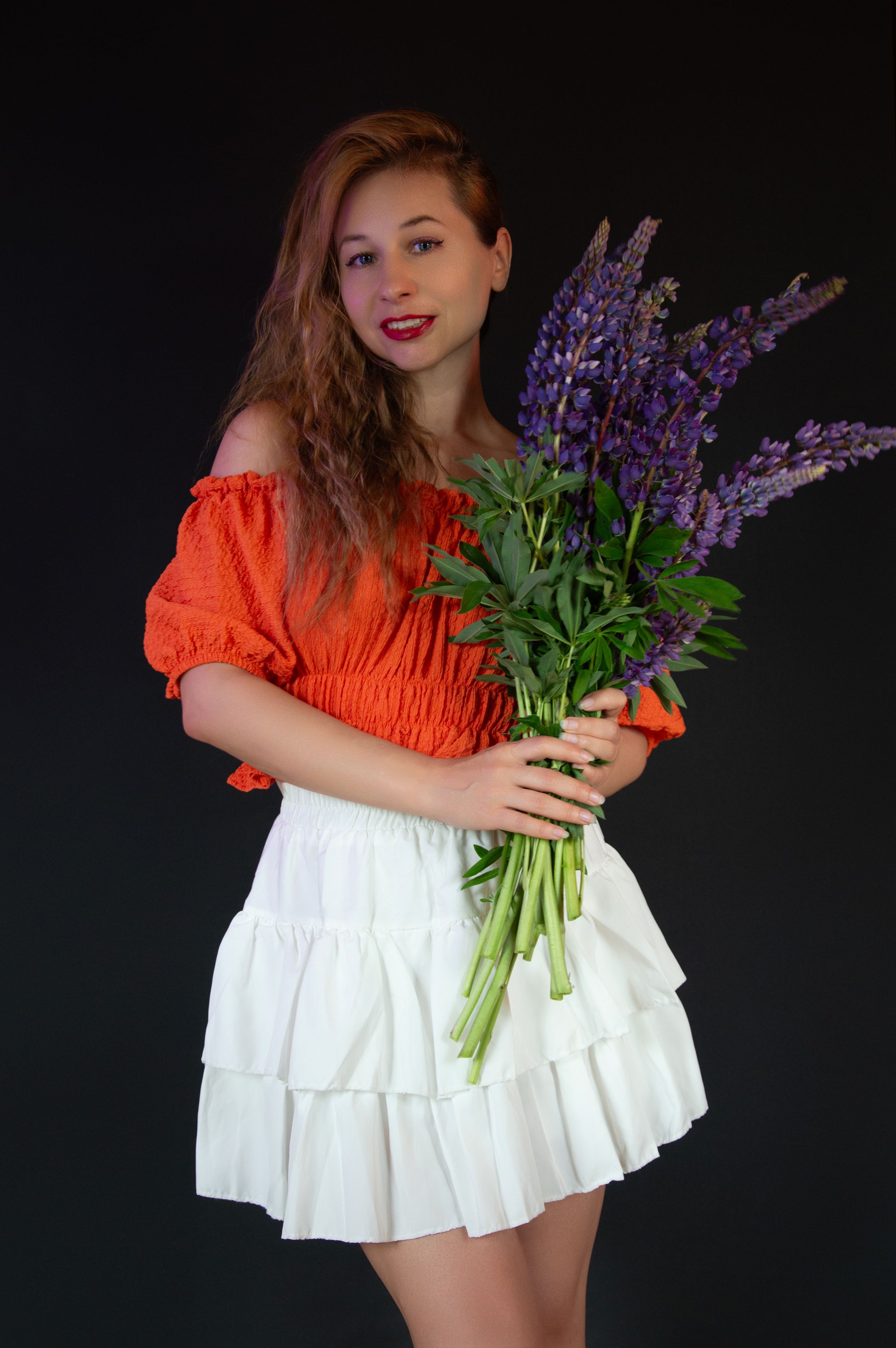 Blusa Ciganinha Floral Verde