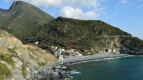 Free Discover the serene coastal landscape of Olmeta-di-Capocorso, Corse, France. Stock Photo