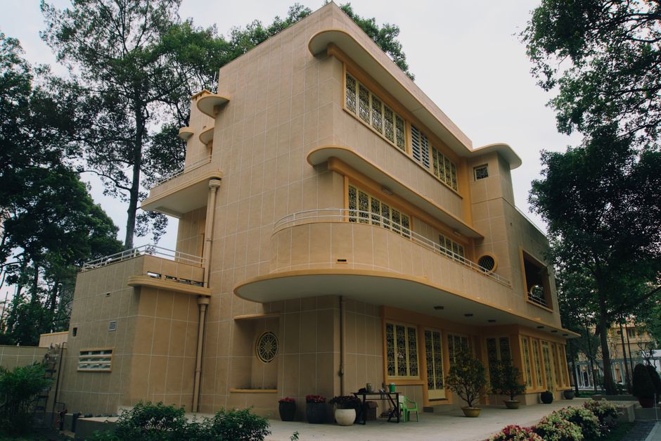 Slaapkamer gedecoreerd in moderne art deco stijl. Slaapkamer gedecoreerd in moderne art deco stijl.