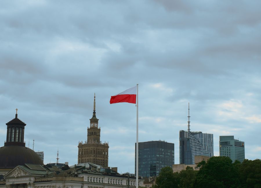 Warsaw, Poland — a travel moment · stay connected with a Warsaw eSIM from My Holiday SIM
