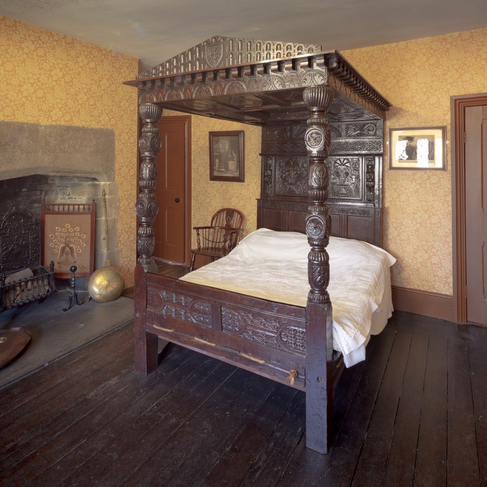Wallpapering in The Burroughs — surfaces prepped and cut in by hand