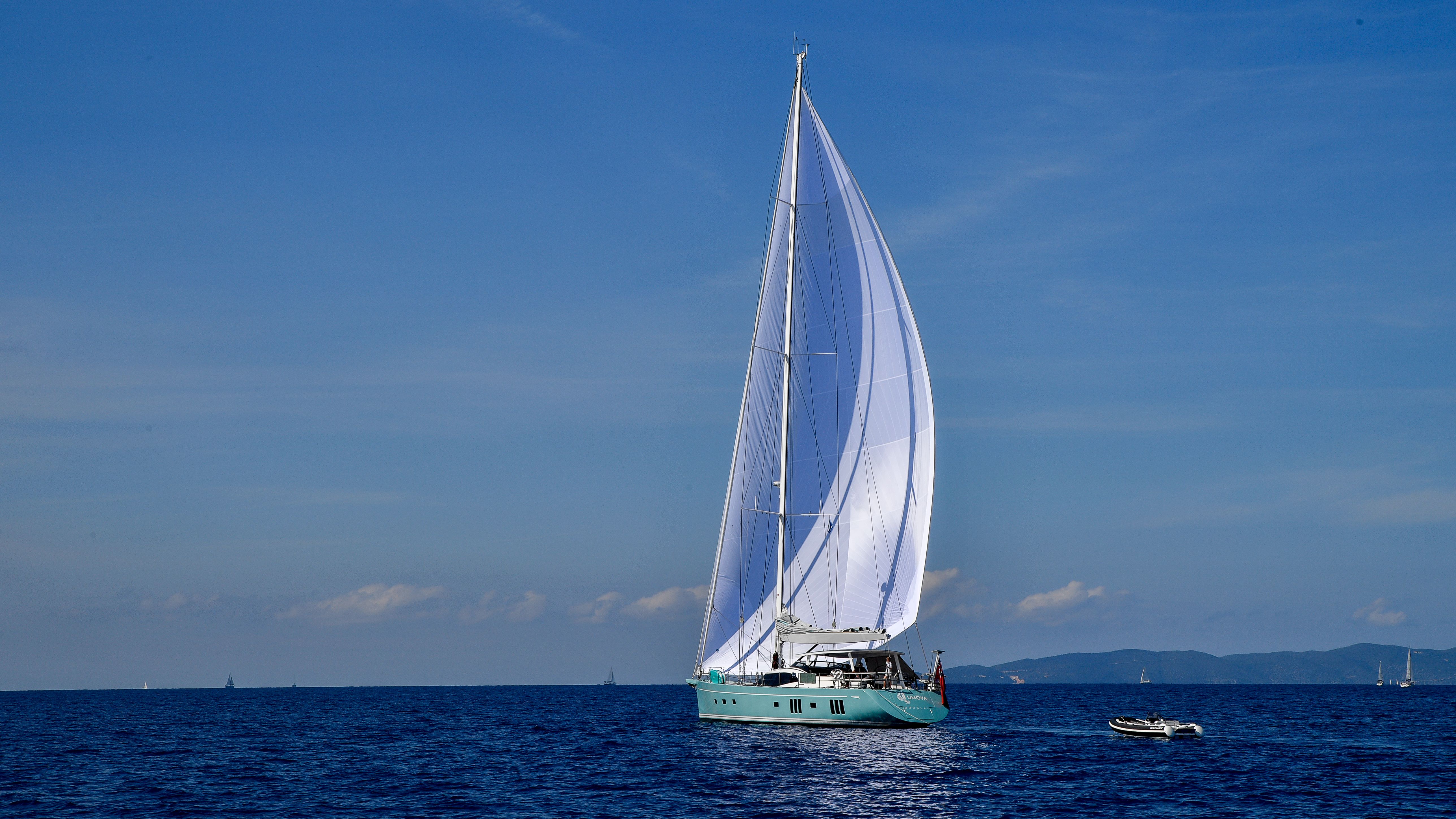 Unforgettable Private Boat Tour in Aruba Review: Sailing the Caribbean's Hidden Paradise Review 2026 - Majestic sailboat gliding on serene blue waters under a clear sky.