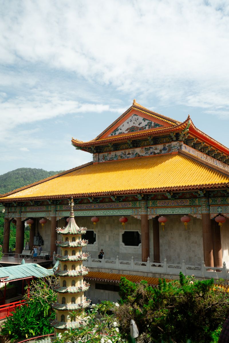 Scenic view of Kek Lok Si Temple in Penang