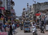 Shops and street life, Delhi