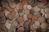 Brown and Silver Round Coins