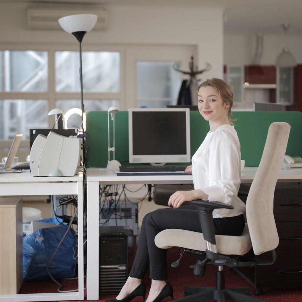 Oakley — office relocation team moving desks and equipment