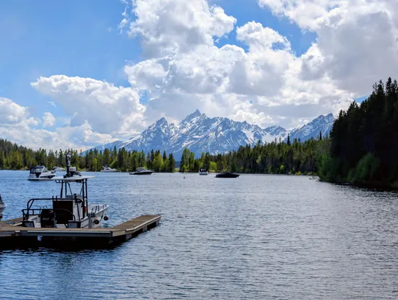 Taggart Lake below the Teton Range