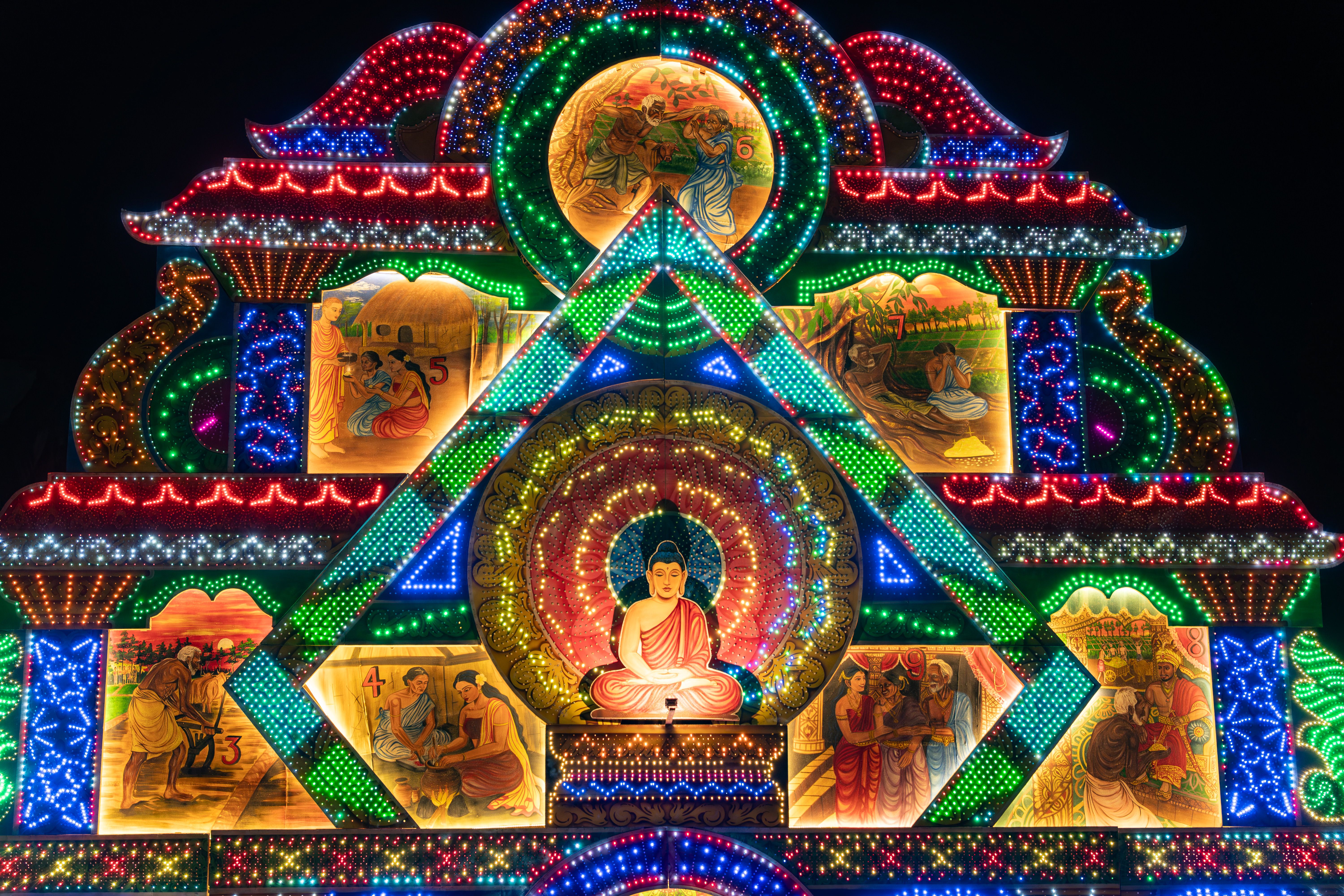 Vesak in Colombo & across Sri Lanka, Sri Lanka