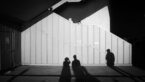 Free Intriguing interplay of light and shadow on a geometric staircase in Istanbul. Stock Photo
