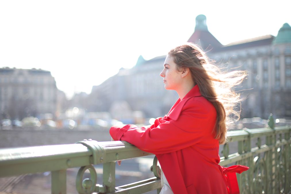 Contemplative Urban Scene