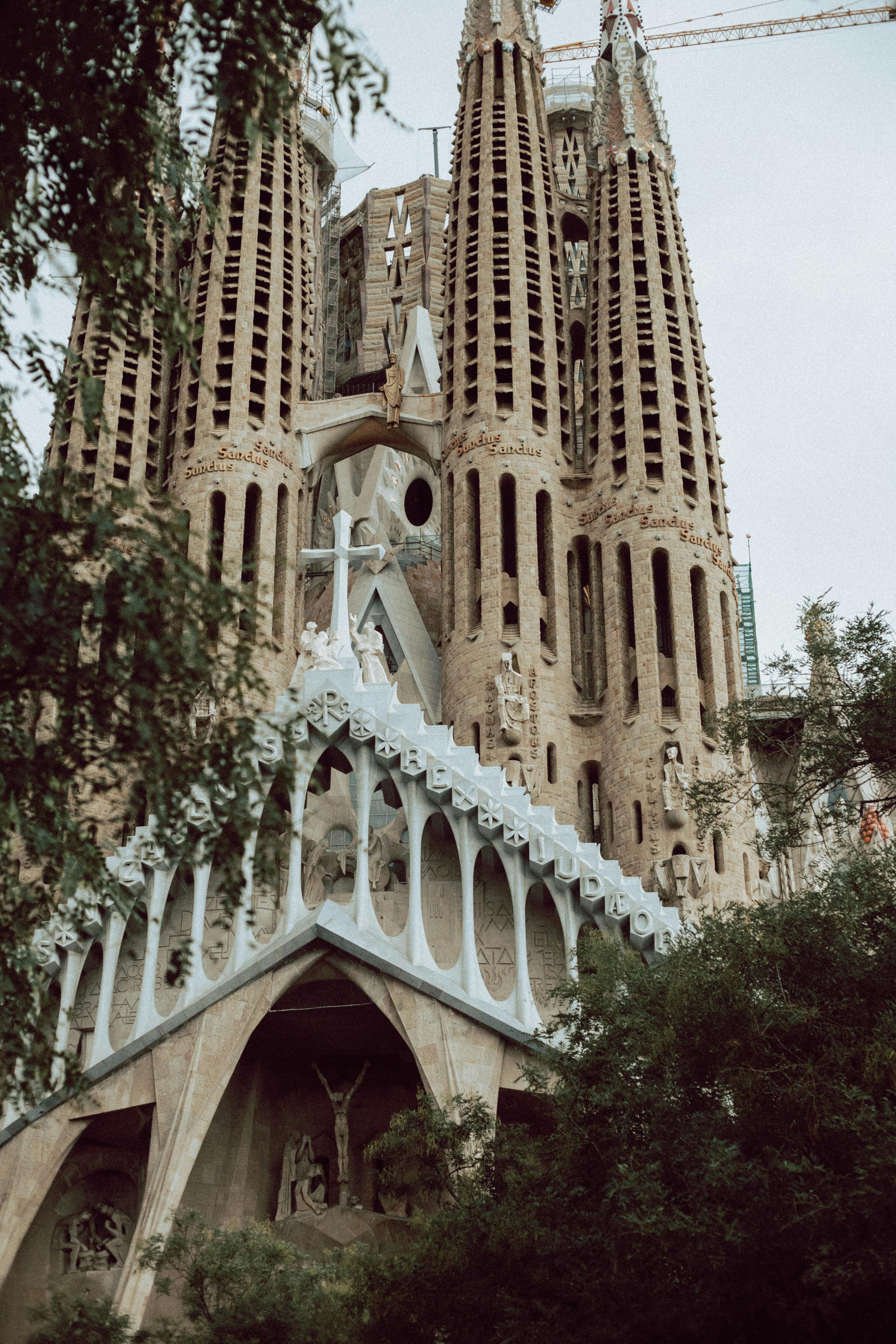 facade of la sagrada familia