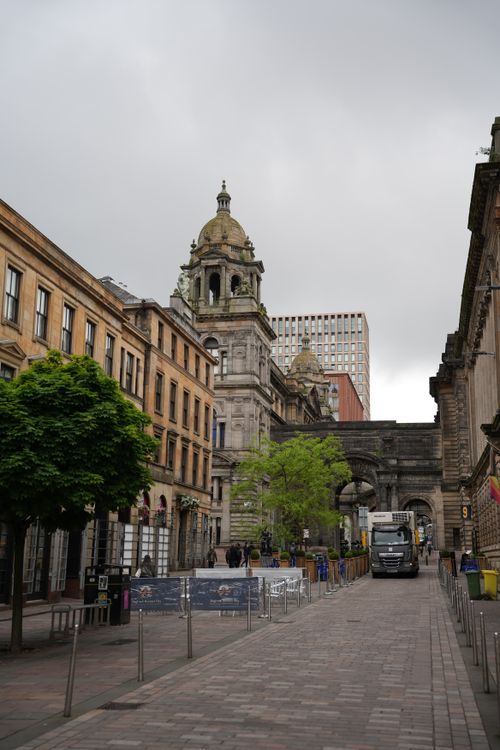 Historic Architectural Street View in City · Free Stock Photo
