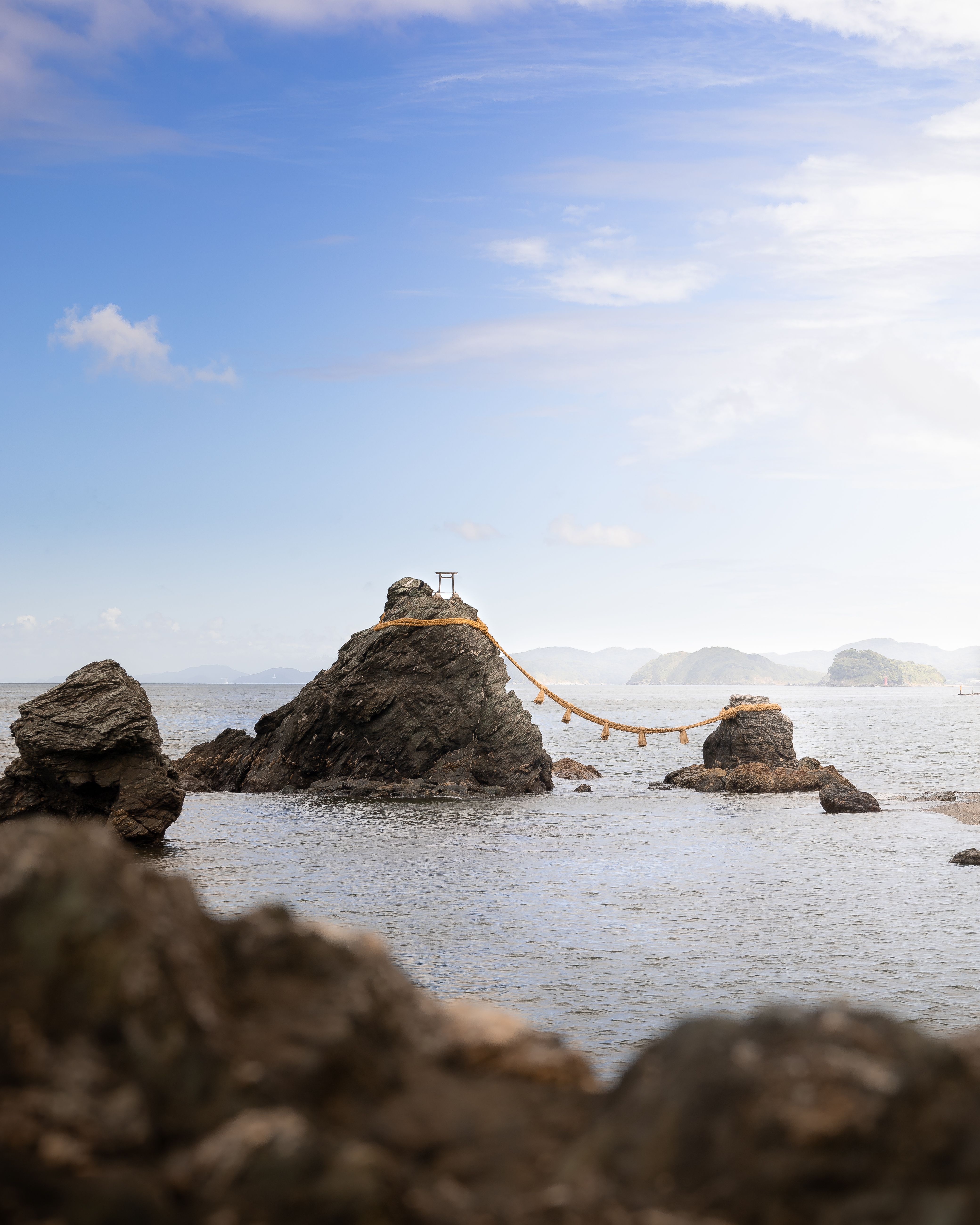 Meoto Iwa Rocks at Futami Okitama Shrine · Free Stock Photo