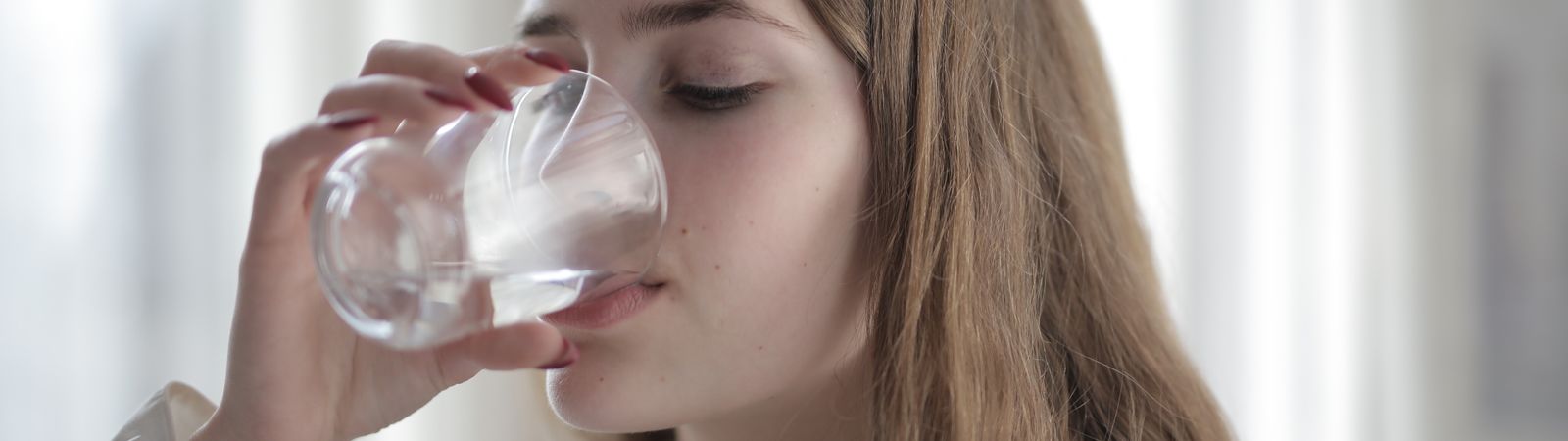 A refreshing glass of clean water