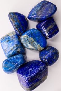 azurite blue mineral stone