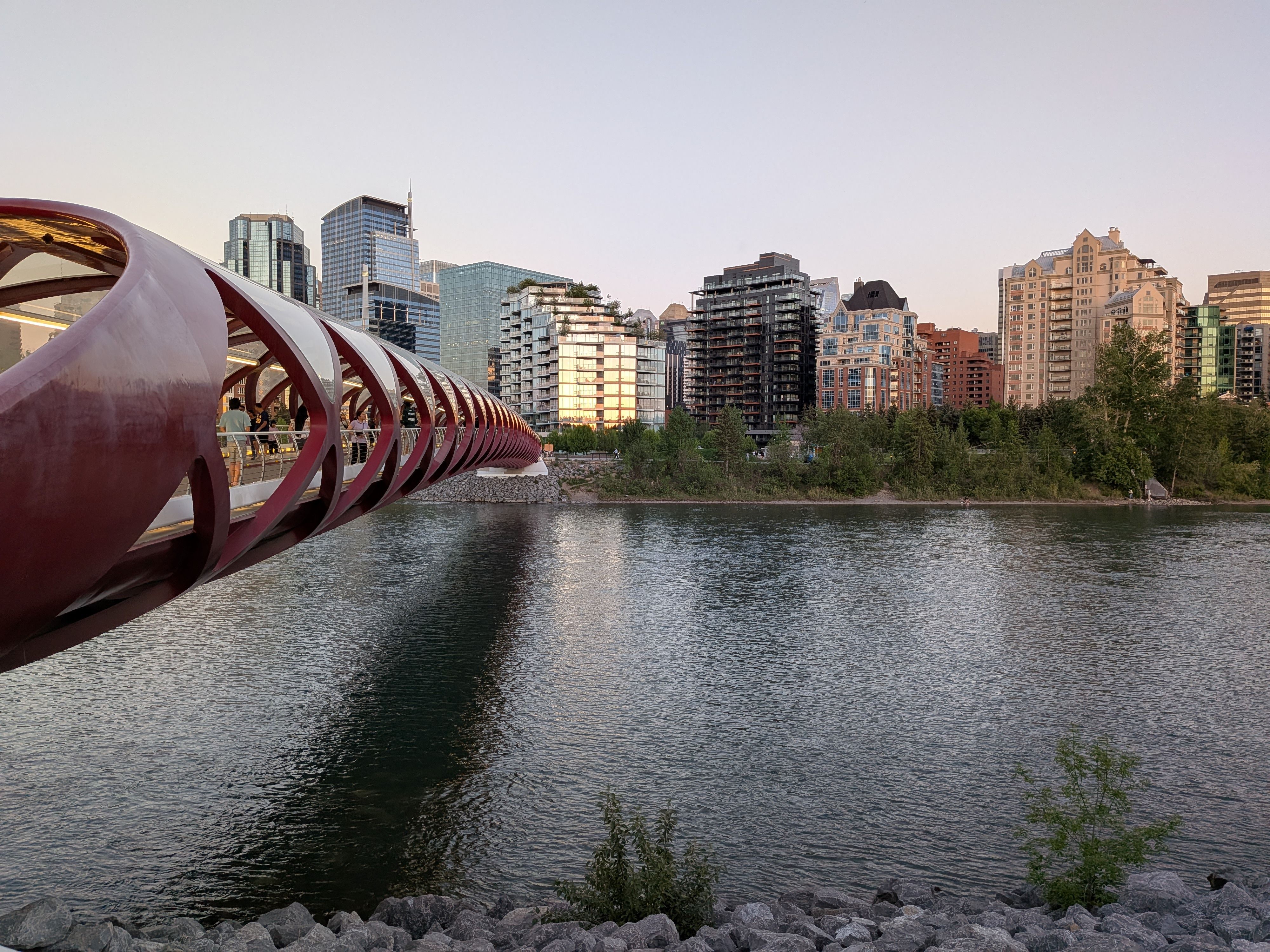 Sunset over the Bow